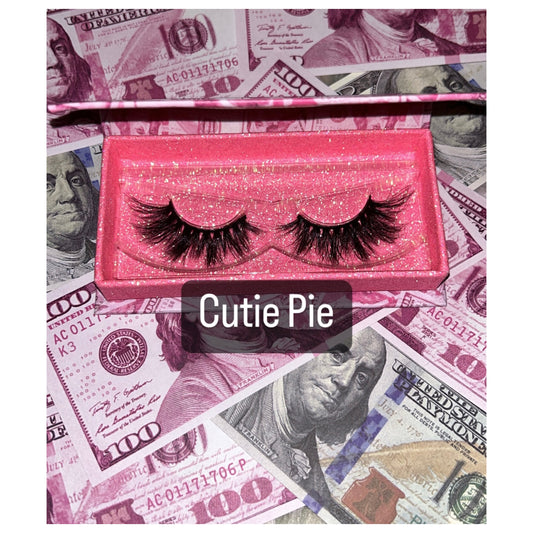 "𝒞𝓊𝓉𝒾𝑒 𝒫𝒾𝑒" Glitta N Fundz 6D Mink Lashes