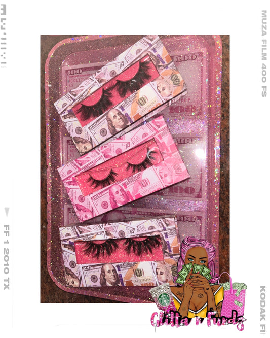 4 Pairs of Random Glitta N Fundz 3D Mink Lashes